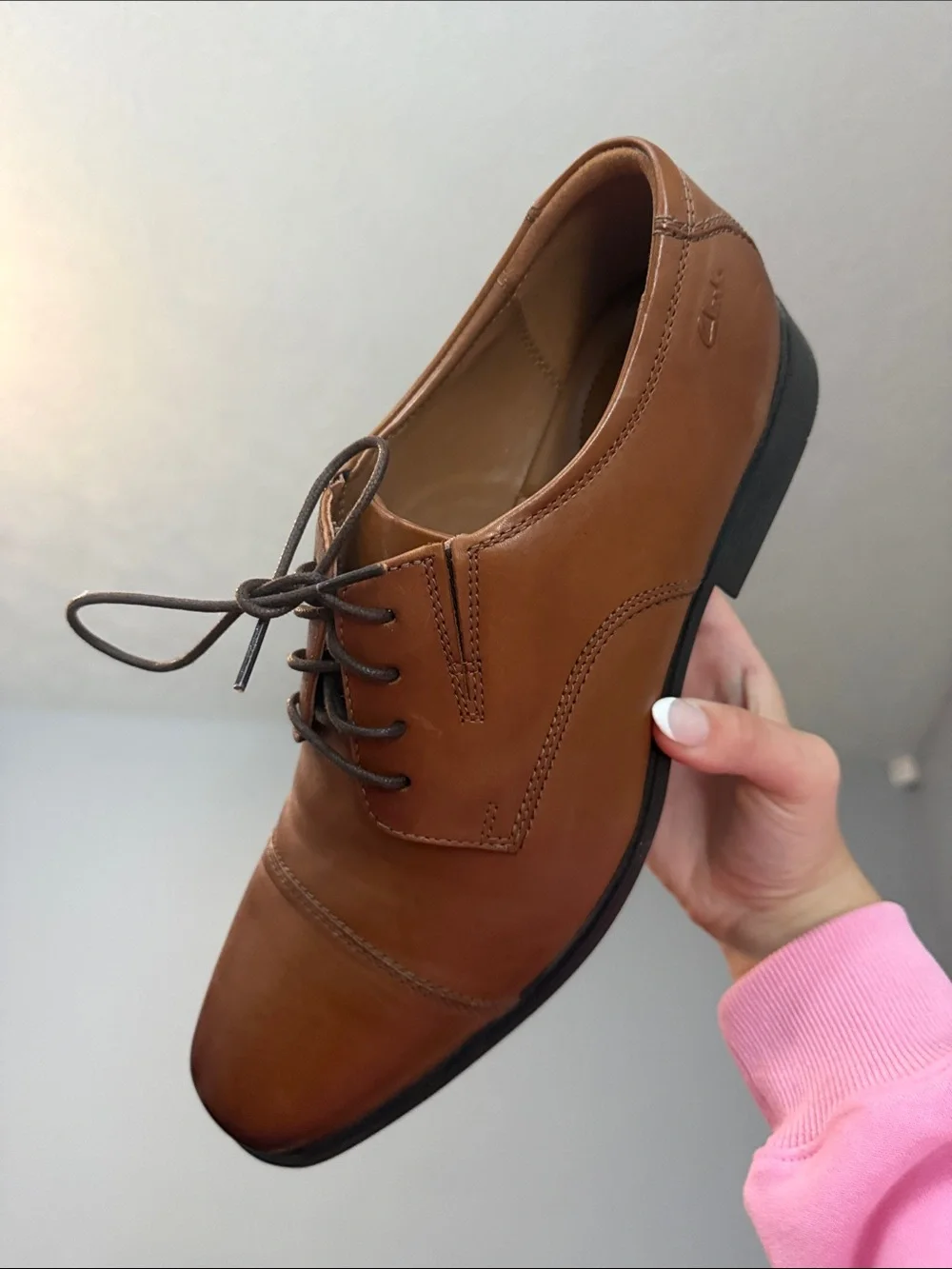 Clarks Mens Whiddon Oxford Shoes